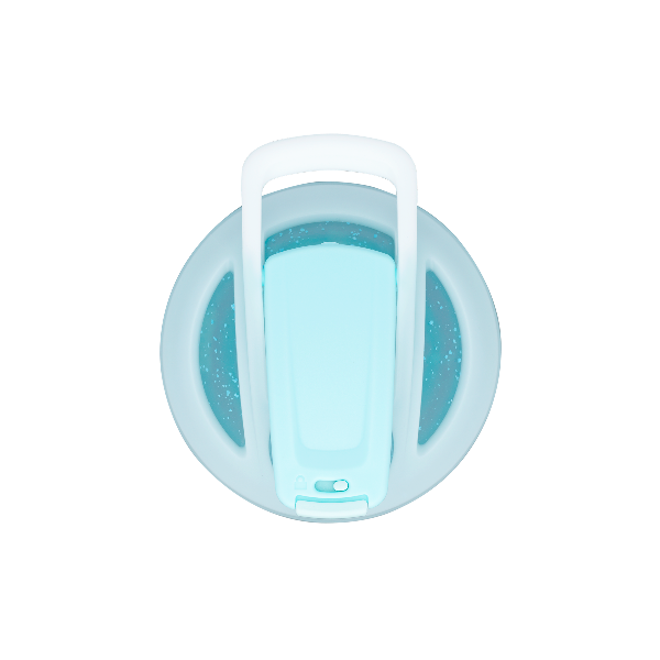 Light Frosty Blue Sport Protein Shake Cup 28oz | Material#Polypropylene (PP)_Color#Cool Blue_Size#28oz