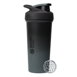 Sport Stainless Sleek shaker bottle with lockable lid and BlenderBall for smooth blends, featuring an insulated, easy-grip design and advanced blending technology. | Color#Smokestack