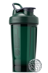 Dark green 24oz protein shake cup made of odor-resistant Tritan. | Color#viridian_Size#24oz