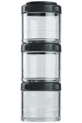 BlenderBottle - GoStak® - 100cc 3Pak Black | Size#100cc 3Pak_Color#Black